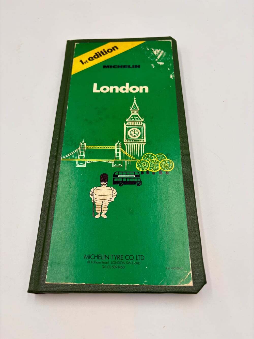 Michelin Green Guide London • First Edition 1977 • Vintage Travel Guide • Collec